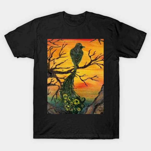 The peacock T-Shirt by evjennyart